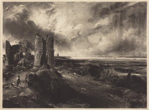 Hadleigh Castle (Große Platte) von John Constable