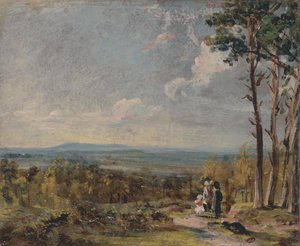 Hampstead Heath Blick Richtung Harrow, 1821 von John Constable