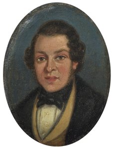 Miniatur: Porträt von Abram Constable, Bruder des Künstlers von John Constable