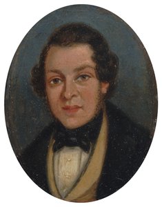 Miniatur: Porträt von Abram Constable, Bruder des Künstlers von John Constable