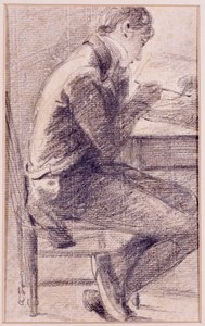 Porträt eines Künstlers beim Skizzieren, 1801 von John Constable
