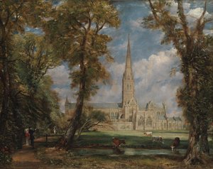 Kathedrale von Salisbury vom Bischofsgelände aus