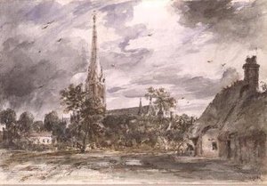 Kathedrale von Salisbury: mit Hütten
