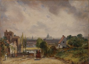 Sir Richard Steeles Cottage, Hampstead, 1831 bis 1832 von John Constable