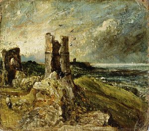 Skizze von Hadleigh Castle (recto) von John Constable