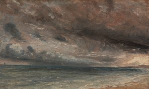 Stürmische See, Brighton von John Constable