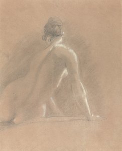 Studie eines weiblichen Aktes, von hinten gesehen von John Constable