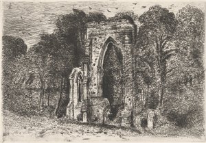 Die Ruinen der Netley Abbey von John Constable
