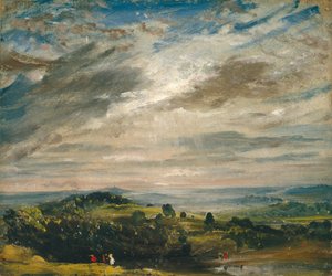 Blick vom Hampstead Heath in Richtung Harrow