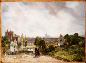 Blick auf die Stadt London von Sir Richard Steeles Cottage, Hampstead, ca. 1832 von John Constable