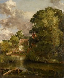 Willy Lotts Haus von der Stour (Das Tal Bauernhof), ca. 1816-1818 von John Constable