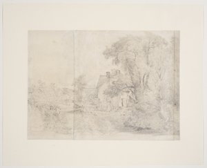 Willy Lotts Haus, East Bergholt, ca. 1812-13 (Graphit auf Papier)