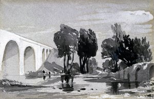 Blythe Viadukt, Hampton-in-Arden, ca. 1838 von John Cooke Bourne