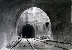 Großer Lüftungsschacht, Kilsby Tunnel, Northamptonshire, 1837-38