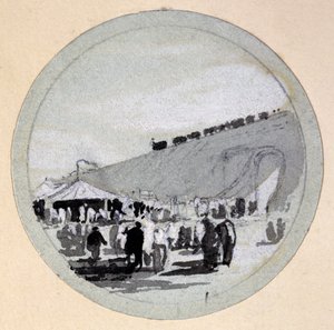 Eröffnung, London & Birmingham Railway, ca. 1838 von John Cooke Bourne