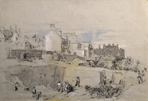 Park Street, Camden Town, ca. 1836-39 (Bleistiftzeichnung) von John Cooke Bourne