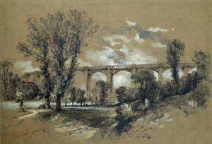 Der Blatchford-Viadukt, ca. 1835-38