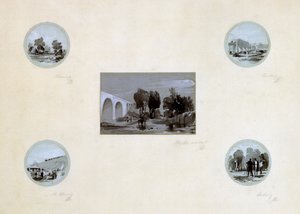 Reinigung, Bau, Nivellierung und Eröffnung der LBR, ca. 1838 von John Cooke Bourne