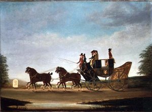 London nach Oxford Kutsche von John Cordrey