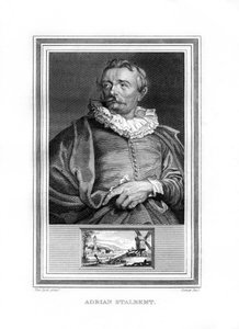 Adriaen van Stalbemt, flämischer Maler, 1825 von John Corner