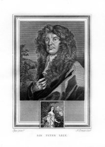 Sir Peter Lely, niederländisch-englischer Barockmaler, 1825 von John Corner