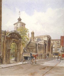 Kirche St. Olave, Hart Street, City of London, 1883
