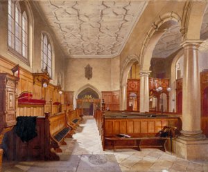 Innenraum der Kapelle in Charterhouse, London