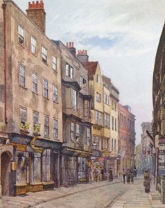 Verlorenes London: Holywell Street, Blick nach Westen von John Crowther