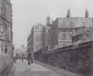 Verlorenes London: Passage in Spring Gardens vom Trafalgar Square zum Mall von John Crowther