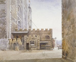 Ordnance Office am Fuße des Weißen Turms, Tower of London, Stepney, London von John Crowther