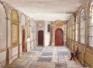 Durchgang zur Kapelle, Charterhouse, London, 1885 von John Crowther