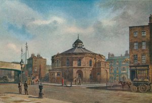 Die Surrey-Kapelle, Blackfriars Road, Nr. 196 Blackfriars Road, Southwark, London, 1881-1926 von John Crowther