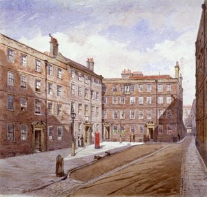 Ansicht von Brick Court, Middle Temple, London, 1882 von John Crowther