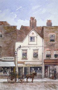 Ansicht von Nr. 72 Cheyne Walk, Chelsea, London, 1883