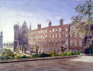 Ansicht von Nr. 3 und 4 Garden Court, Middle Temple, London, 1883