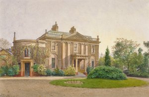 Ansicht der Vorderseite des Carroun House, South Lambeth Road, Lambeth, London, 1887