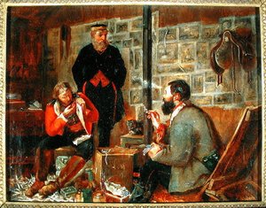 Studie für eine willkommene Ankunft, ca. 1855-56 von John Dalbiac Luard
