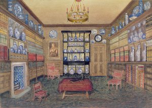 Das Morgenraum, Bowden Hall, Upton St. Leonards, Gloucester von John Dearman Birchall