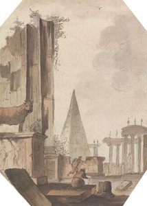 Entwurf für eine Wanddekoration von John Devoto