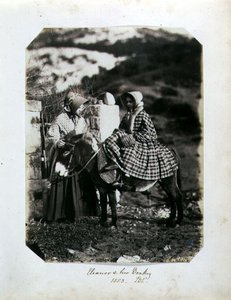 Eleanor und ihr Esel von John Dillwyn Llewelyn