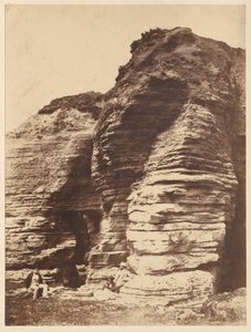 Felsen bei Livermead in der Nähe von Torquay, England, um 1852 von John Dillwyn Llewelyn