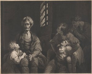 Graf Ugolino della Gherardesca und seine Söhne im Gefängnis