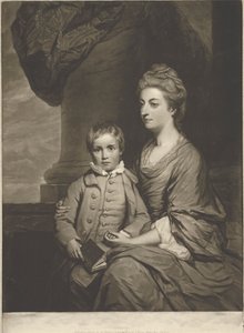 Elizabeth, Gräfin von Pembroke, und der Rt. Honble. George, Lord Herbert von John Dixon