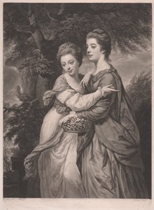 Miss Emma und Miss Elizabeth Crewe von John Dixon