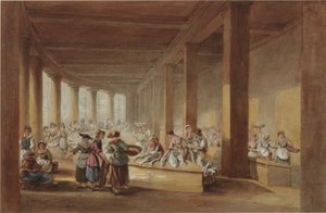Der alte Fischmarkt, Sandhill, Newcastle upon Tyne von John Dobson