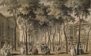 Ansicht des Grand Walk, Marylebone Gardens, 1778-86