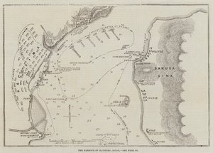 Der Hafen von Kagosima, Japan von John Dower