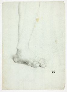 Linkes Bein einer stehenden Figur von John Downman