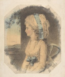 Miss Mary Cruikshank, einzige Schwester von James Cruikshank, 1781 von John Downman