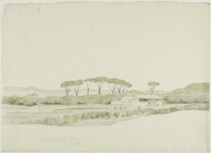 Raffaelles Villa Medici, Rom von John Downman